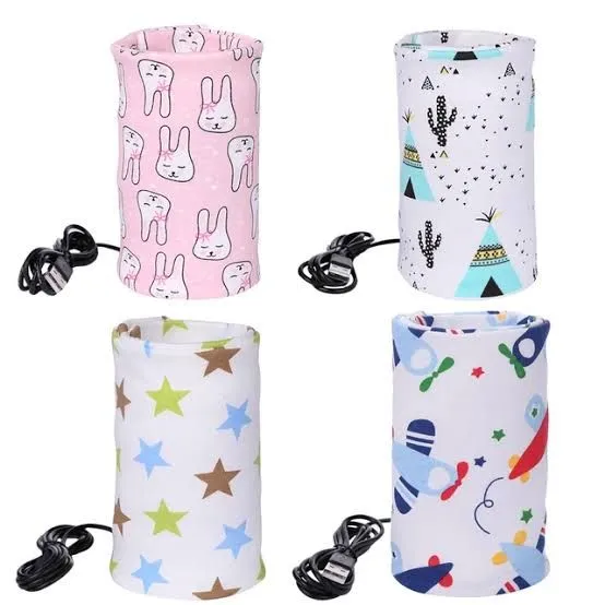 USB Baby Bottle Warmer, Portable Car Travel Heating Milk Bottle Warmer Foldable,Travel Mug Temperature Control Breast Milk Cup,Keep Baby Milk Warm image 5