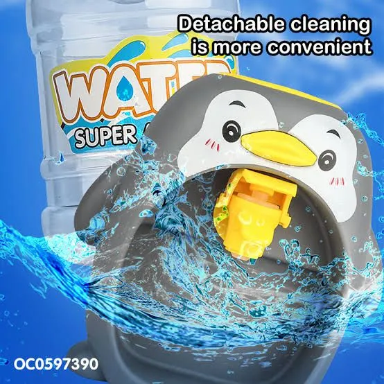 Children's Simulation Penguin Water Dispenser Toy Mini Plastic Durable Cartoon Pattern Easy To Clean image 2