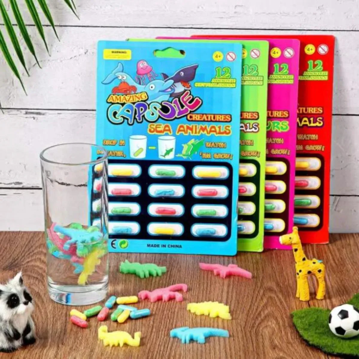 Art Creativity Magic Growing Farm Animal ,  Expanding Animal Each, Grow in Water, Cute Color and Design Variety, Kids’ Birthday Party Favors, Contest Prize or Gift Idea image 1