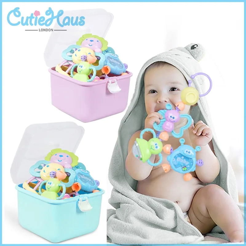 Baby Rattle Toy Set High-Quality Infant Teething Toy, Unisex, image 5