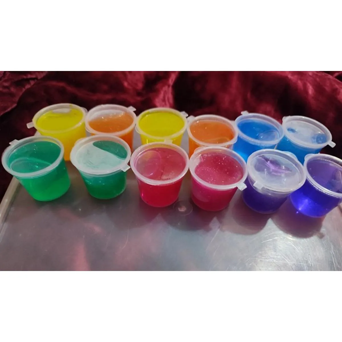Pack of 12 Slime For Kids Magic Crystal Soft Slime Fluffy Slime Playful Kit For Boys & Girls image 2