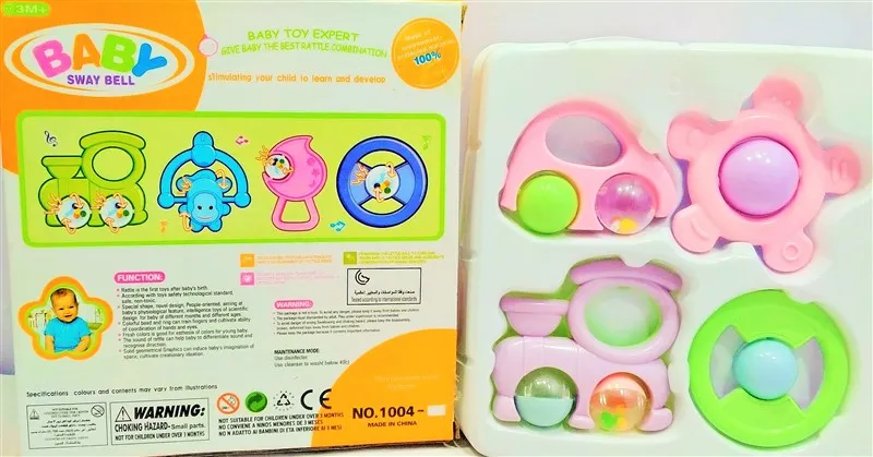 Baby Rattles Teether Toy Teeth Biting For Babies Rattle Toddler Teething Bed Bell For Newborn Babies image 3