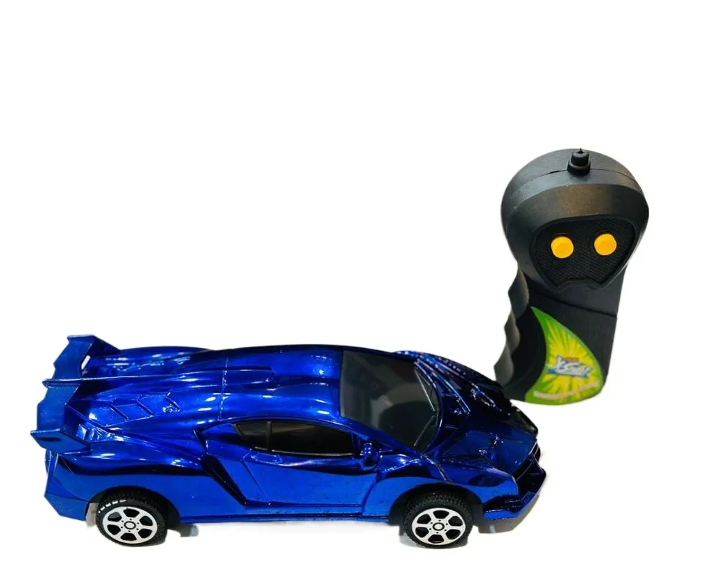 High Speed Scale Size Radio Control Car 2 Channel Metalic Color Speed Racing Car 6 INCH SIZE image 3