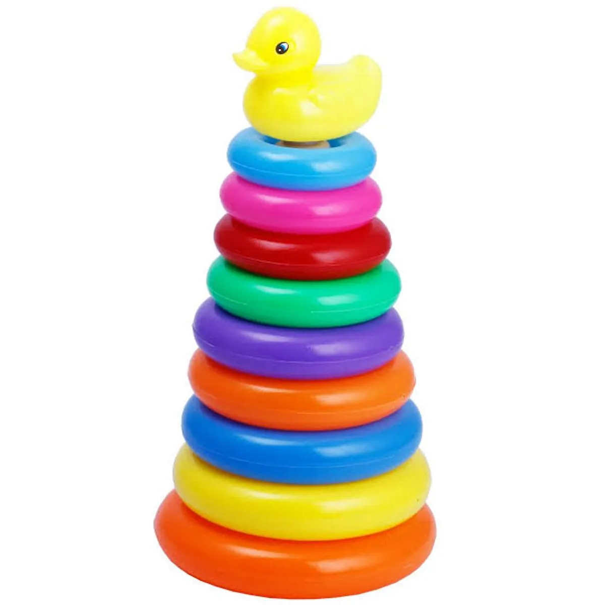 Colorful Educational Stacking Rings Learning Toy