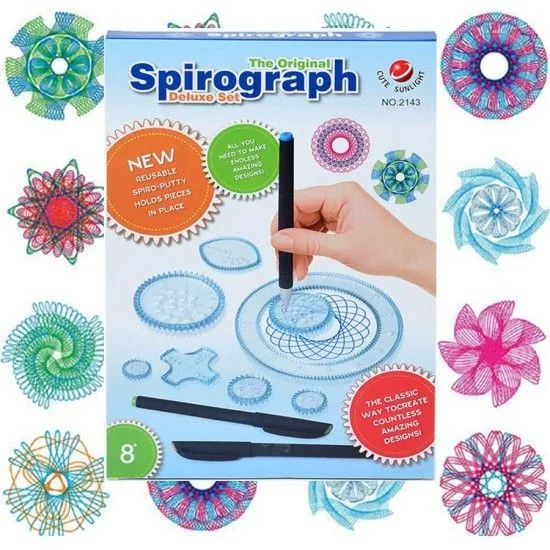 DIY Painting Multi-function Interesting Spirograph Children Drawing Ruler Can Improve Start Work Ability Educational Toys image 6
