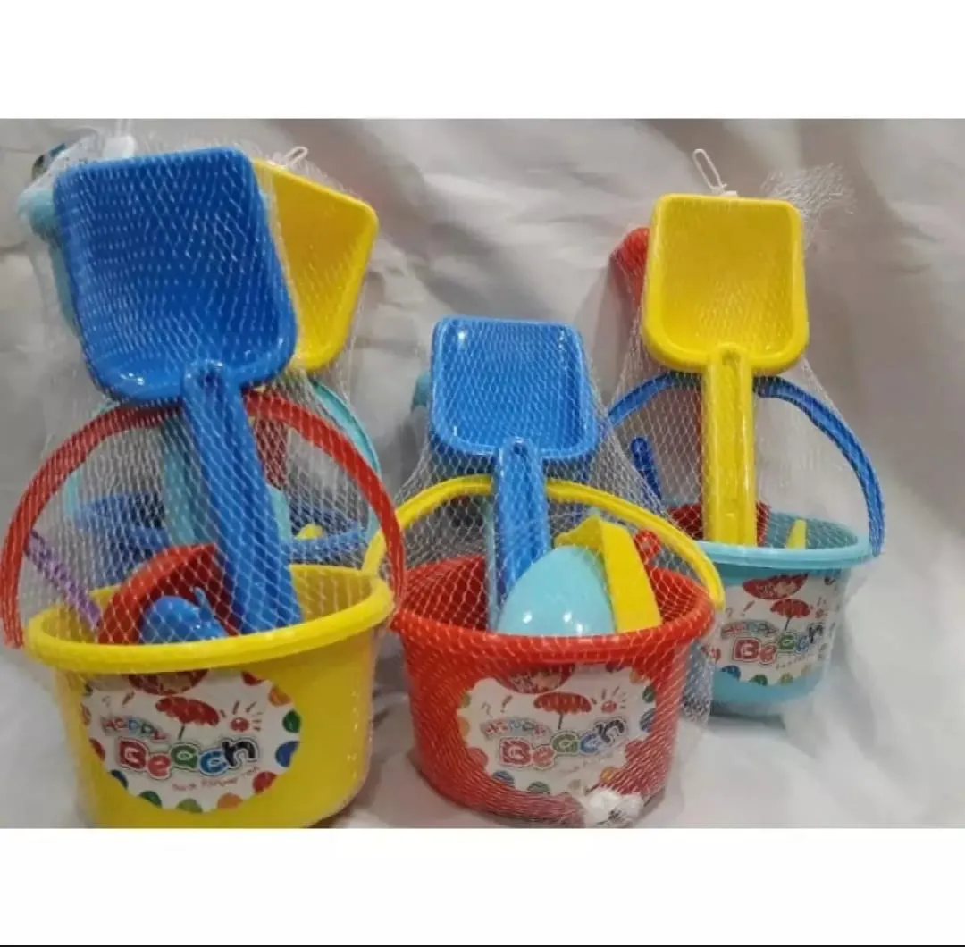 Childrens Beach Toy Set Playing In The Water and Sand Shovel Beach Bucket Sand Digging Tools image 3