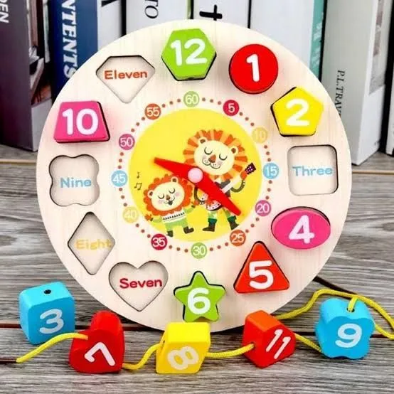 Wooden Shape Sorting Clock Educational Toy

Wooden Learning Clock Teaching Time Shape Sorting Number Blocks Puzzle Toy

Wooden Clock With Beads image 5