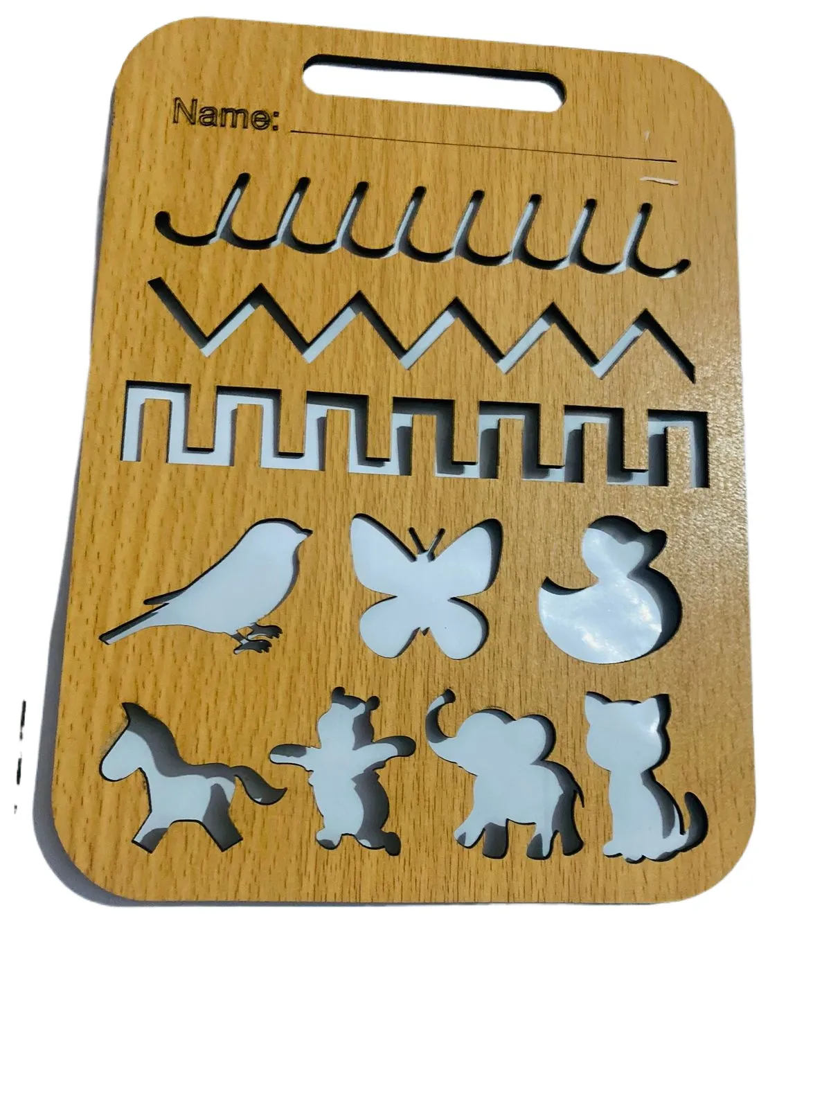 Kids Wooden Stencils Drawing and Puzzle Kit Best Learning Toy for Kids | Drawing Stencils Watercolour Pen Early Educational Toy | Wood DIY Art Craft Color Painting Templates Drawing Accessories image 4