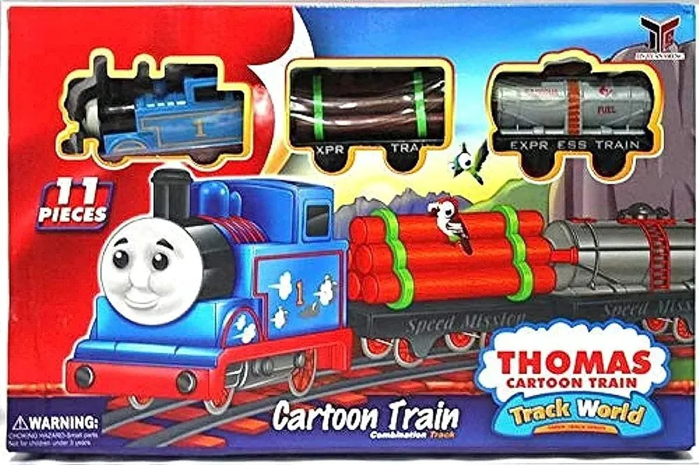 Thomas Cartoon Train - Track world (11 pieces) image 4