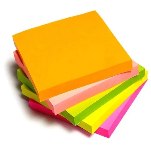 Sticky Notes Post it Pastel Sticky Note Clear Self-Sticky Annotation, 3x3 Inch 76*76 MM  Waterproof Translucent Color Memo Pad for Office & School (Assorted, Pack of 100 Random Colours) image 4