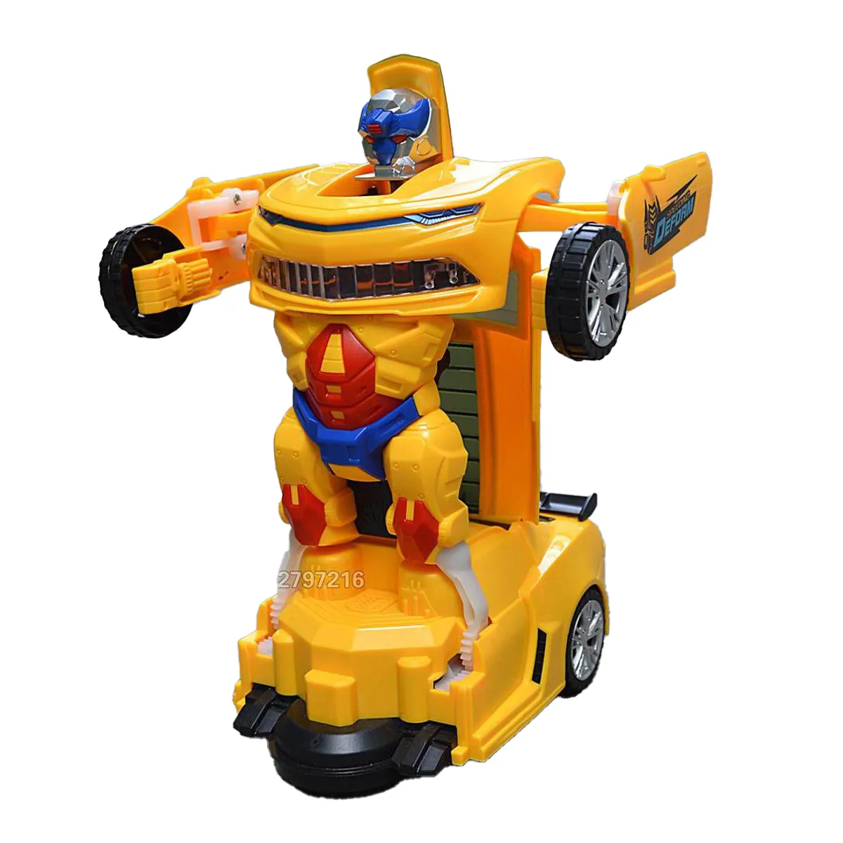 Deformation Robot Car Toy with Lights and Music