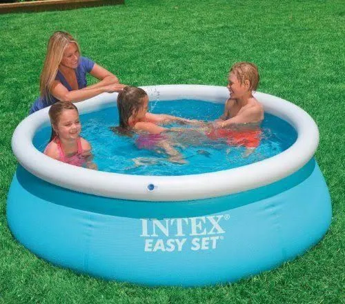 INTEX Easy Set Pool 6 Ft X 20" Inflatable Swimming Pool with Durable Liner And Quick Setup image 2