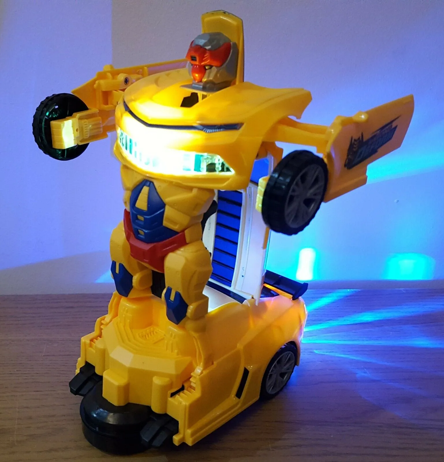Deformation Robot Car Toy with Lights and Music image 2
