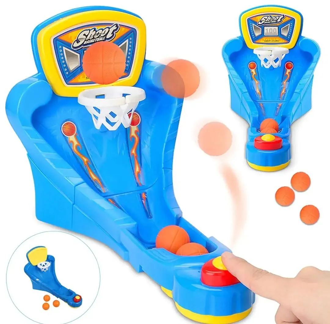 Table top mini basketball game, portable table game with scoreboard Basketball Shooting Family Fun Game 2 Players, Age 3+ image 1