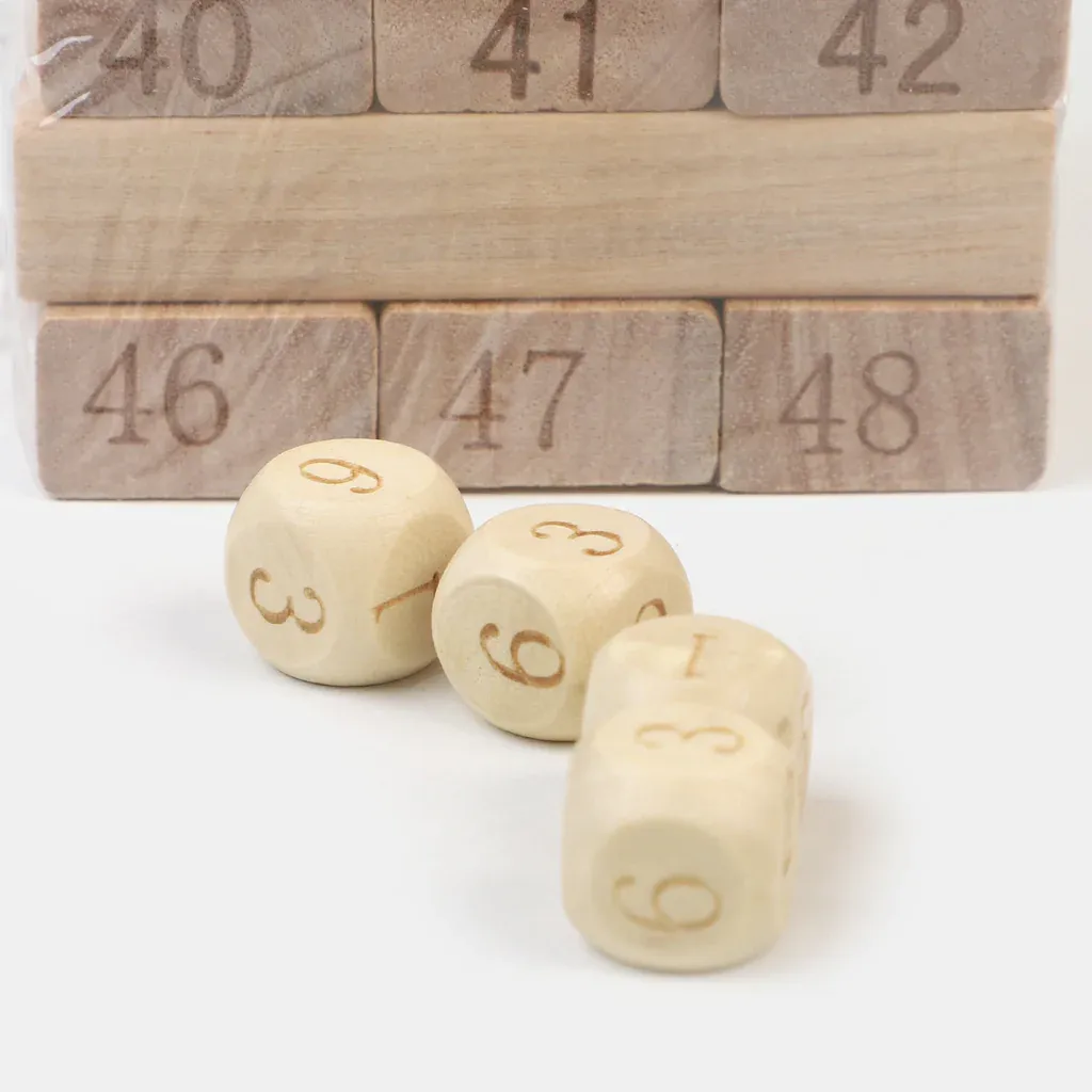 Jenga Classic Wooden Stacking Block Game for Fun and Strategy image 5