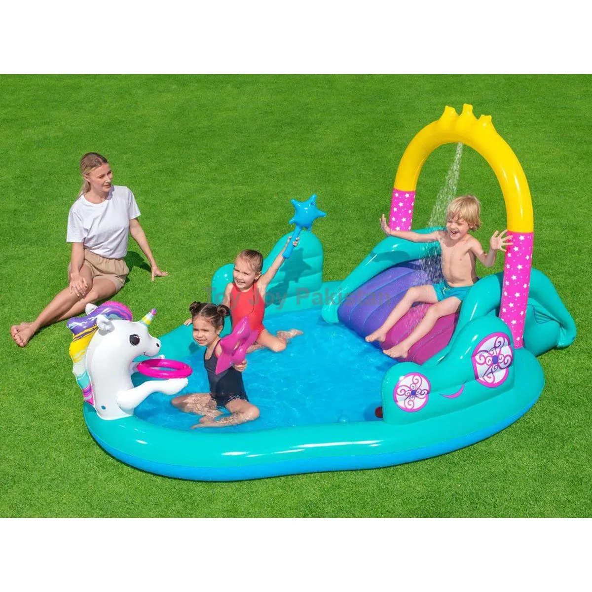 BESTWAY 53097 Unicorn Play Centre 9' x 6'6" x 54" image 1
