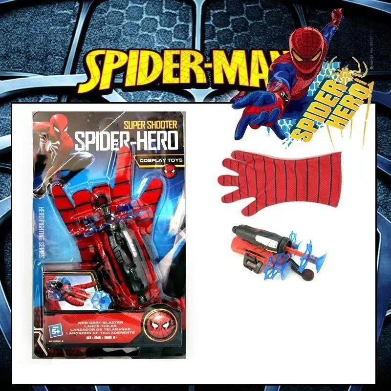 Spiderman Web Dart Shooter With or Without Gloves Launcher Kids Spider Shooter image 5