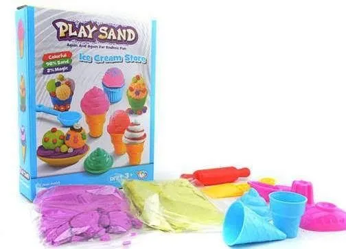 Colorful Magic Play Sand Ice Cream Store / Lovely Cake Endless Fun For Kids image 4