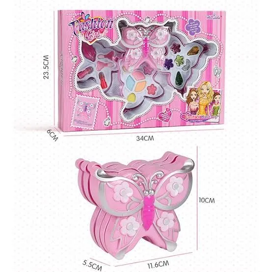 Kids Makeup Toys Girls Games Baby Cosmetics Pretend Play Set Hairdressing Make Up Beauty Toy For Girl Developing Game Toy