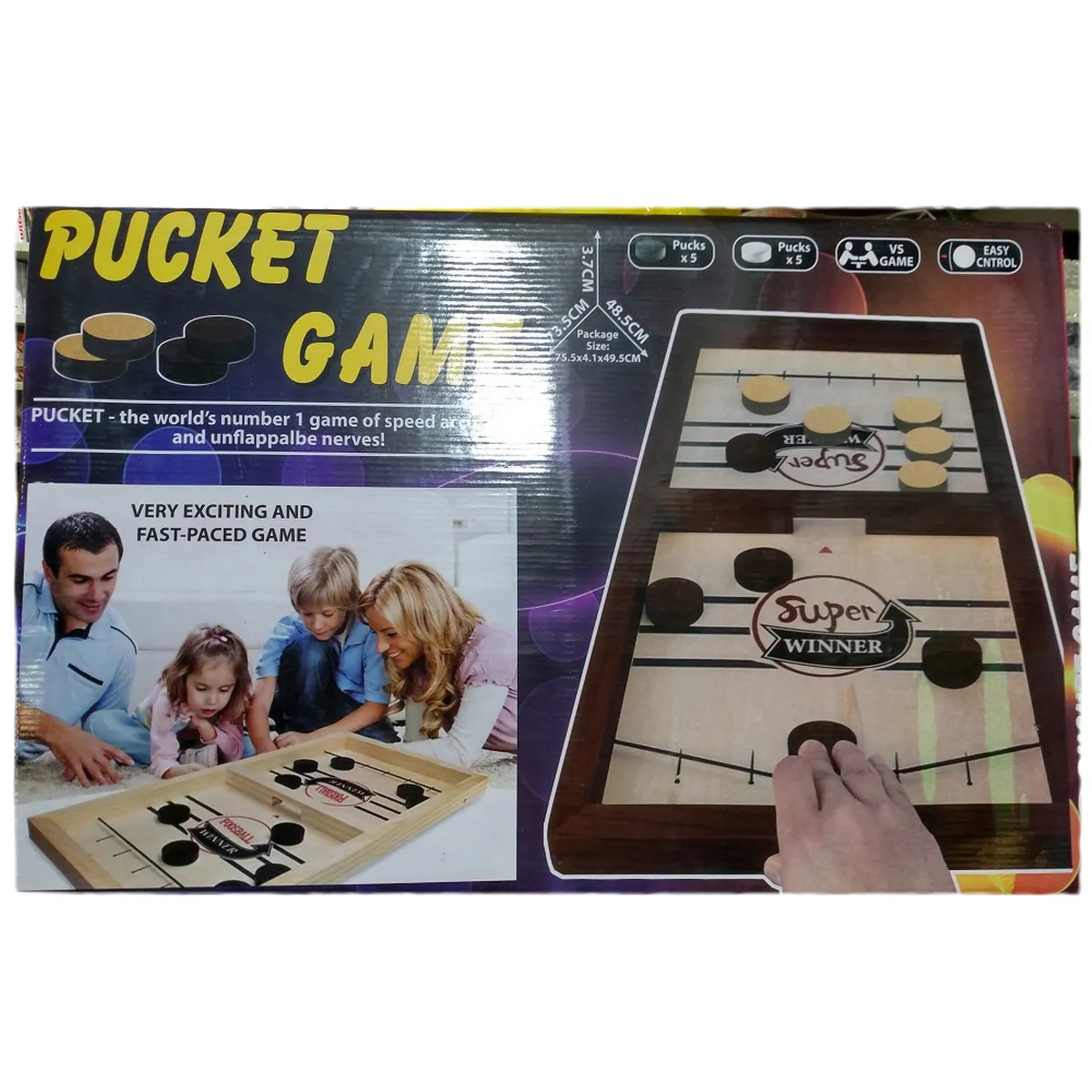Pucket Game Toy Fast Packed Family Game