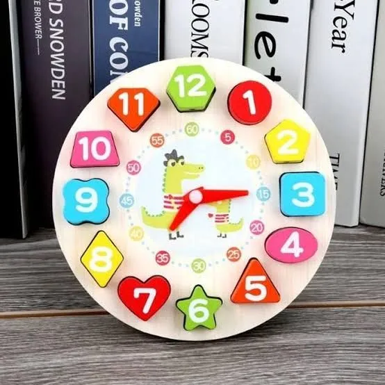 Wooden Shape Sorting Clock Educational Toy

Wooden Learning Clock Teaching Time Shape Sorting Number Blocks Puzzle Toy

Wooden Clock With Beads image 6