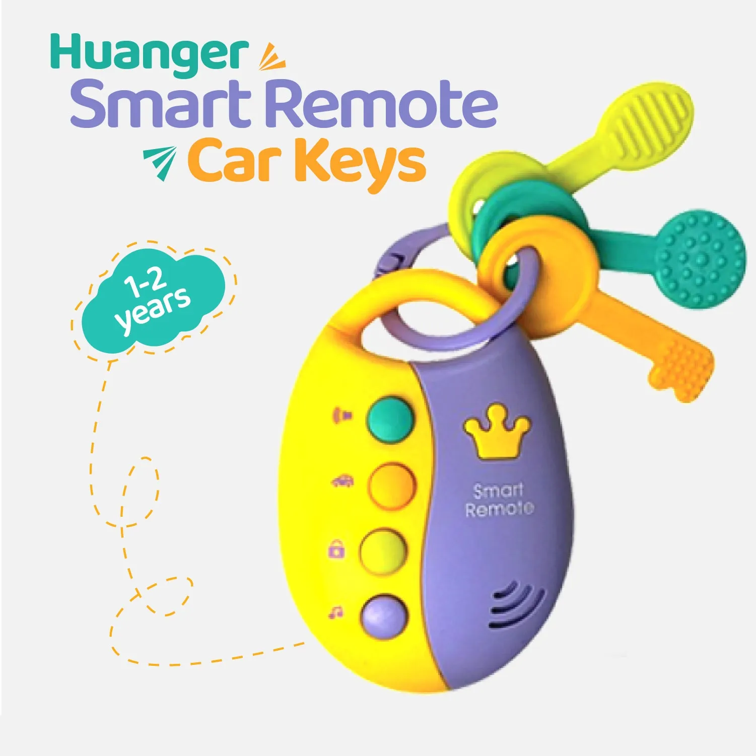 Huanger Smart Remote Car Key Baby Toy image 3