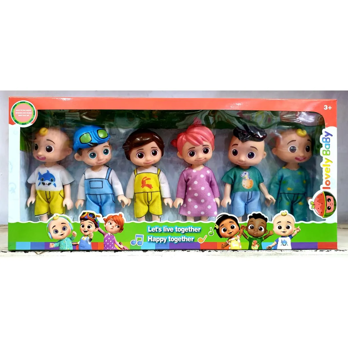 CooComelon Character& Family, 6 Figure Pack image 1