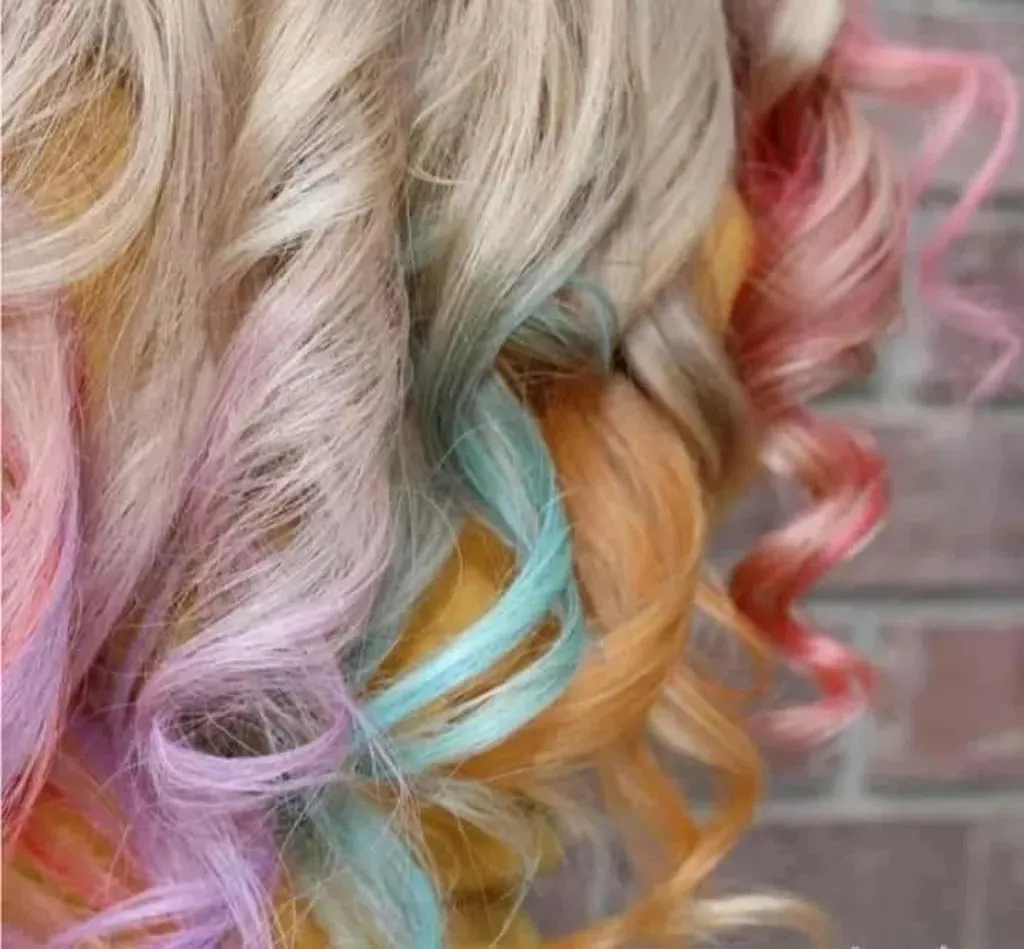 Hair Chalk Comb, 5Colors Temporary Hair Dye Marker Gifts for Adults 8 9 10 11 12 years old Girls Kids for Halloween Christmas Birthday Party, Cosplay image 6