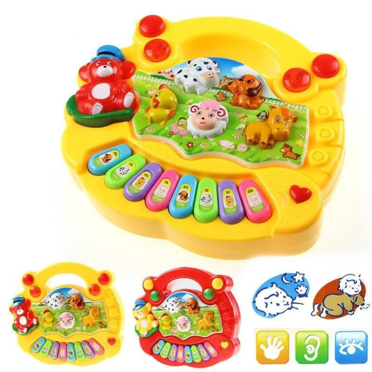 Baby Kids Musical Educational Piano Animal Farm Developmental Music Toys For Children image 2