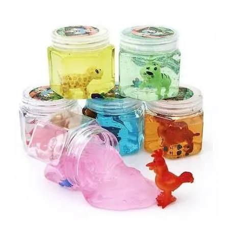Glitter  Slime For Kids Magic Crystal Soft Slime Fluffy Glitter Slime Playful Set For Kids image 3