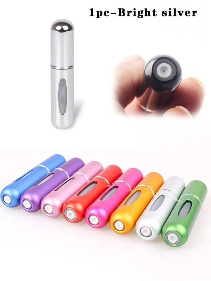 5ml Perfume Atomizer Spray Bottle For Travel Mini Perfume Refills Empty Spray Perfume Container (Random Color) image 2