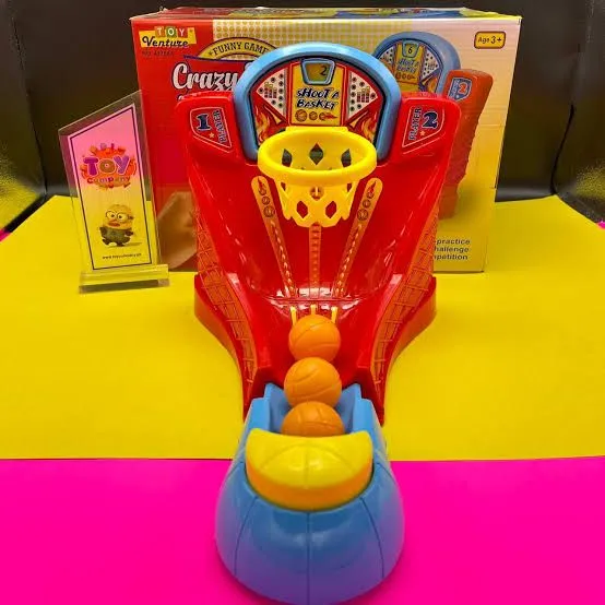 Table top mini basketball game, portable table game with scoreboard Basketball Shooting Family Fun Game 2 Players, Age 3+ image 8