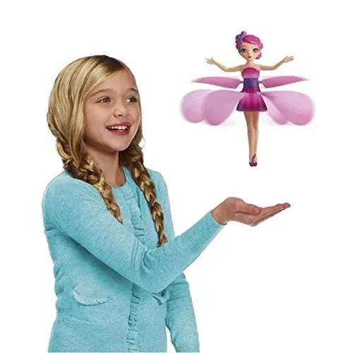 Magic Flying Fairy Princess Doll Flying Fairy Doll Toys for Girls Sky Dancers Flying Pixie Dolls Infrared Induction Control Toy image 4