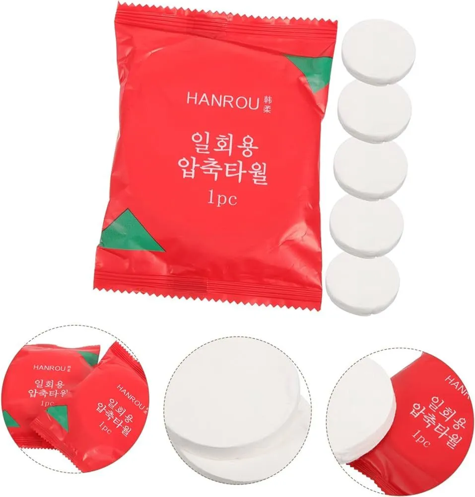 1pcs Compressed Microfiber Disposable Towels Camping Travel Towel Tablet Practical Easy To Carry Makeup Cleansing Mini Bath Spa Towels Portable Tube Size 70x140Cm image 6