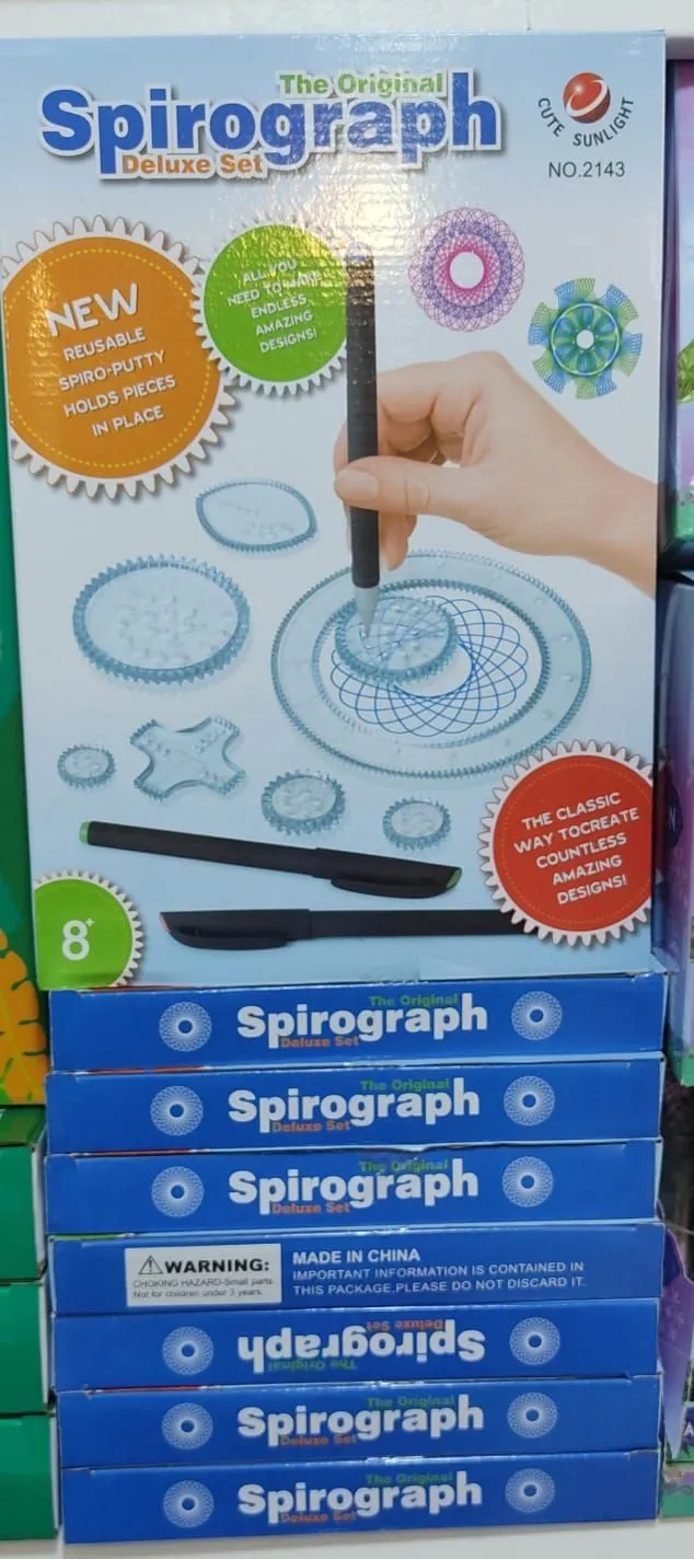 DIY Painting Multi-function Interesting Spirograph Children Drawing Ruler Can Improve Start Work Ability Educational Toys image 3