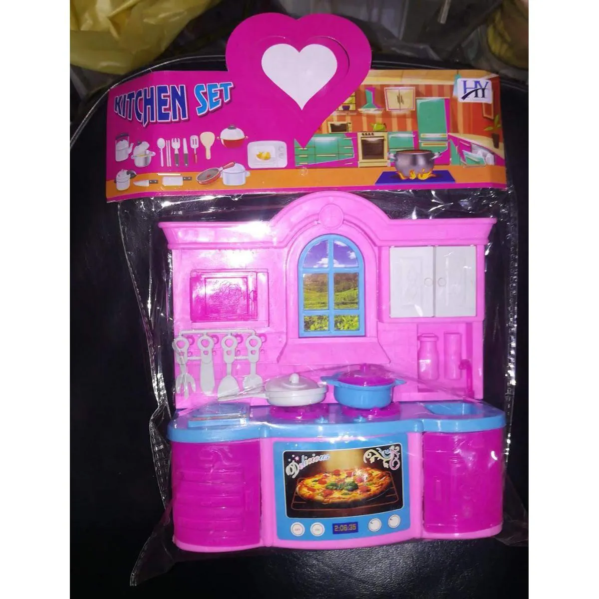 Mini Kitchen Set For Girls - Pink