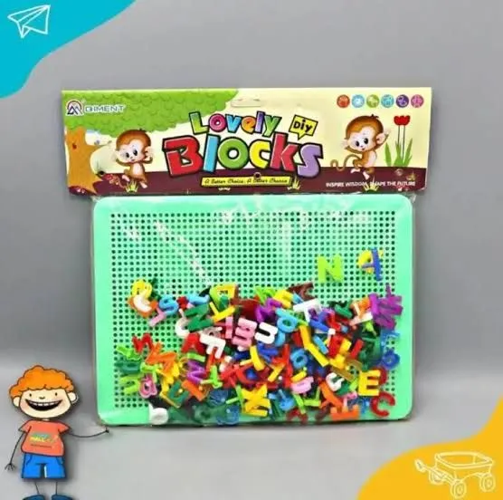 Educational Peg Board For Learning English Aplhabets Pin Board Kids Spelling And Words Learner Board 75+ Alphabatical Pins image 5