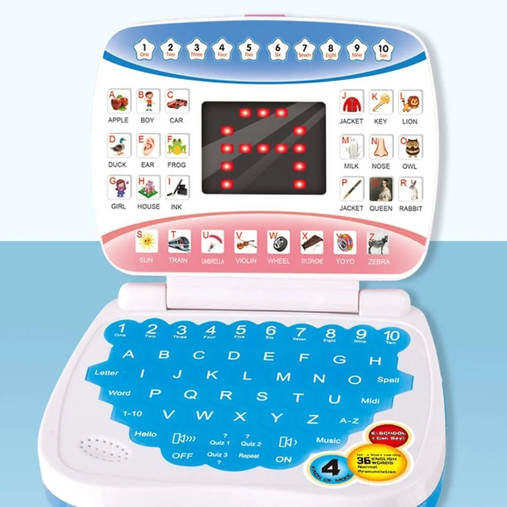 Learning Educational Tablet /Laptop/Notebook/Computer Toy for Kids ABC and 123 Learning ,Learning Laptop,Smart Kids Laptop,Compact Easy to Use Easy to Carry Learning (Multicolor)(Mini Laptop) image 6