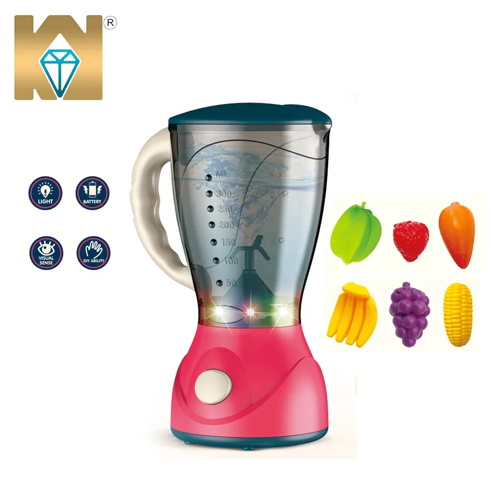 Pretend Play Home Appliance Simulation Plastic Juicer-Grinder Toy Blenders For Kids image 4