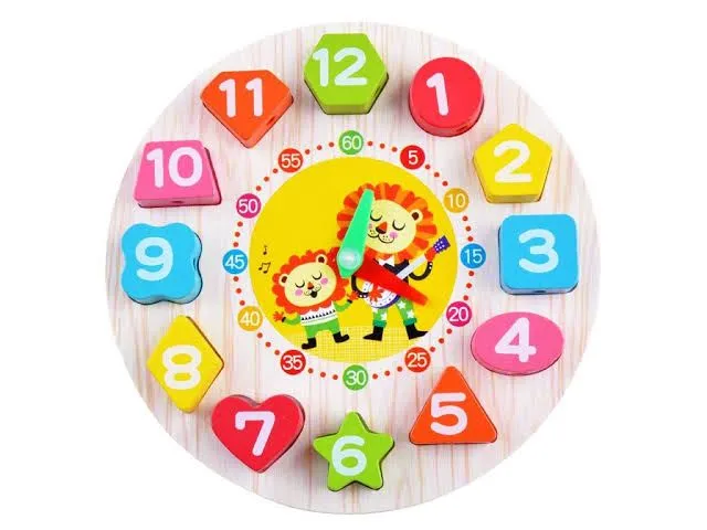 Wooden Shape Sorting Clock Educational Toy

Wooden Learning Clock Teaching Time Shape Sorting Number Blocks Puzzle Toy

Wooden Clock With Beads image 3