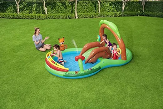BESTWAY 53093 Rainbow Play Centre 9'8" x 6'6" x 51" image 1
