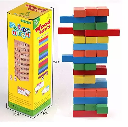 Jenga Classic Wooden Stacking Block Game for Fun and Strategy image 7