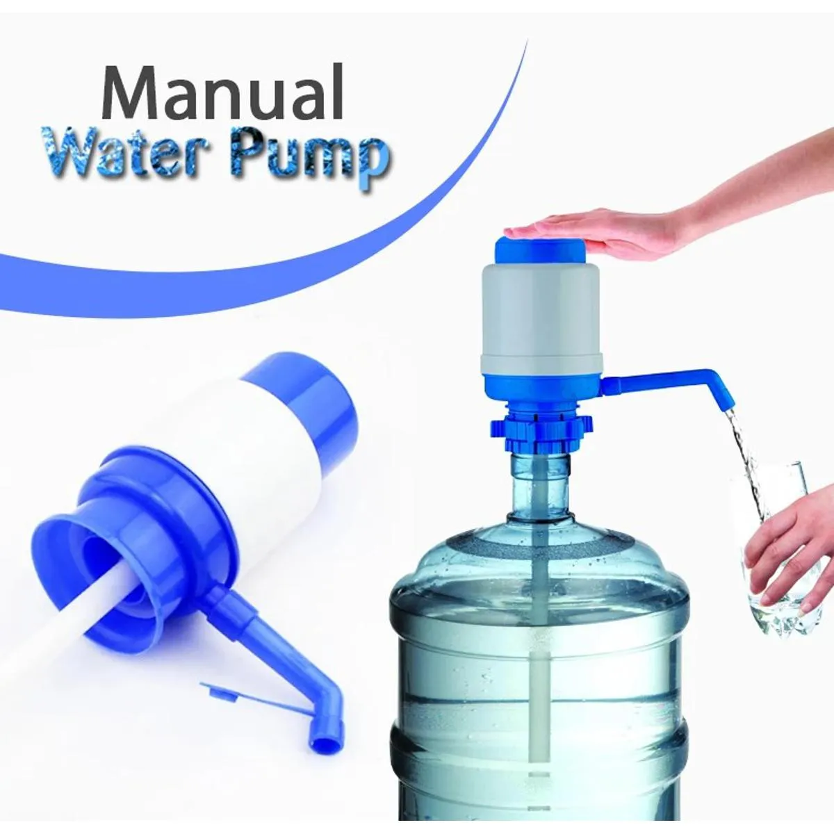 Manual Water Pump For 19 Liter Cans Large - Bottle Water Pump Dispenser image 1