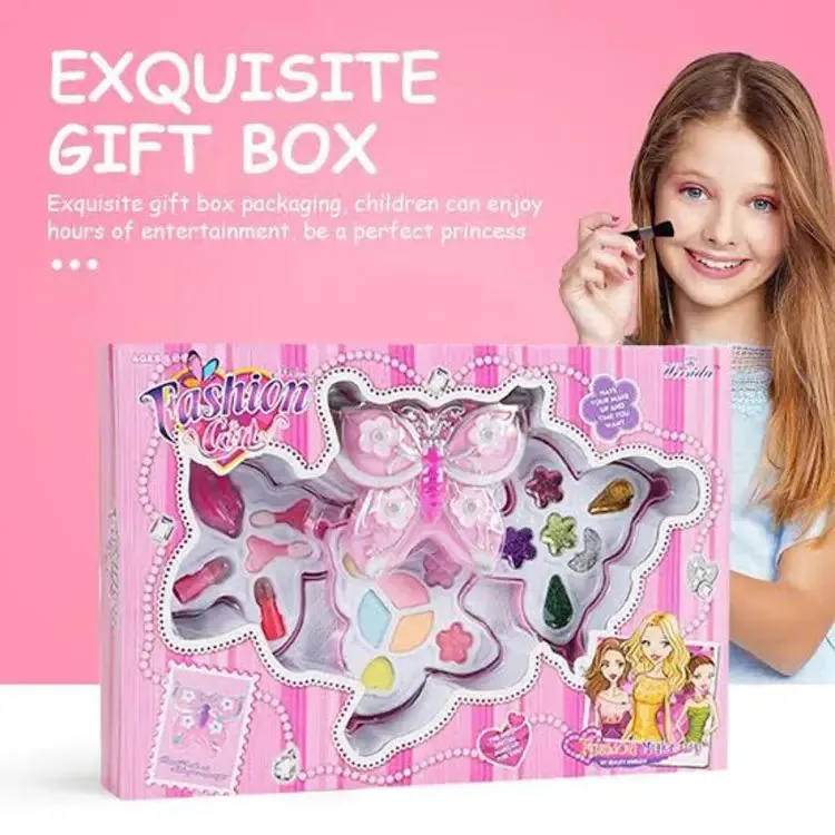 Kids Makeup Toys Girls Games Baby Cosmetics Pretend Play Set Hairdressing Make Up Beauty Toy For Girl Developing Game Toy image 2
