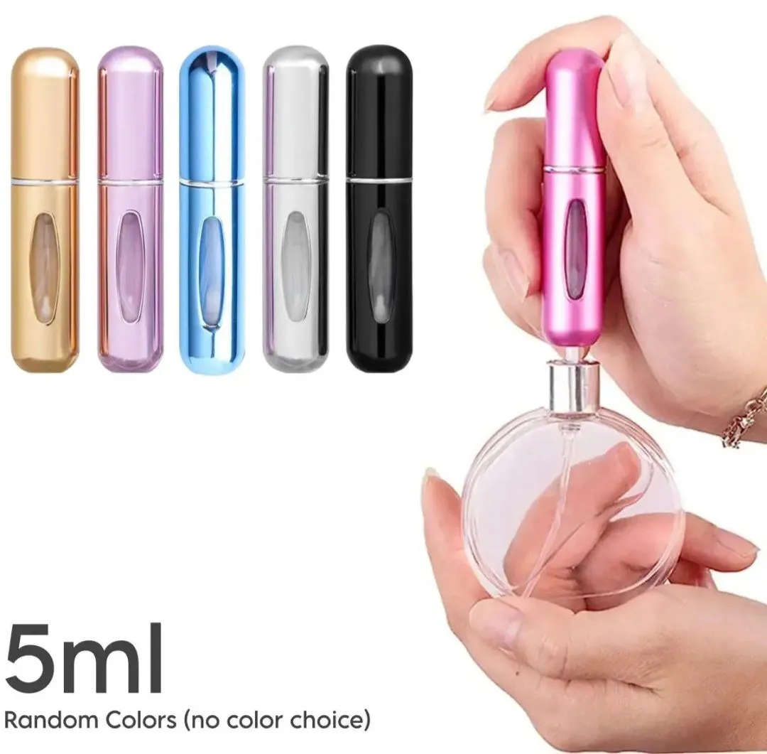 5ml Perfume Atomizer Spray Bottle For Travel Mini Perfume Refills Empty Spray Perfume Container (Random Color) image 1