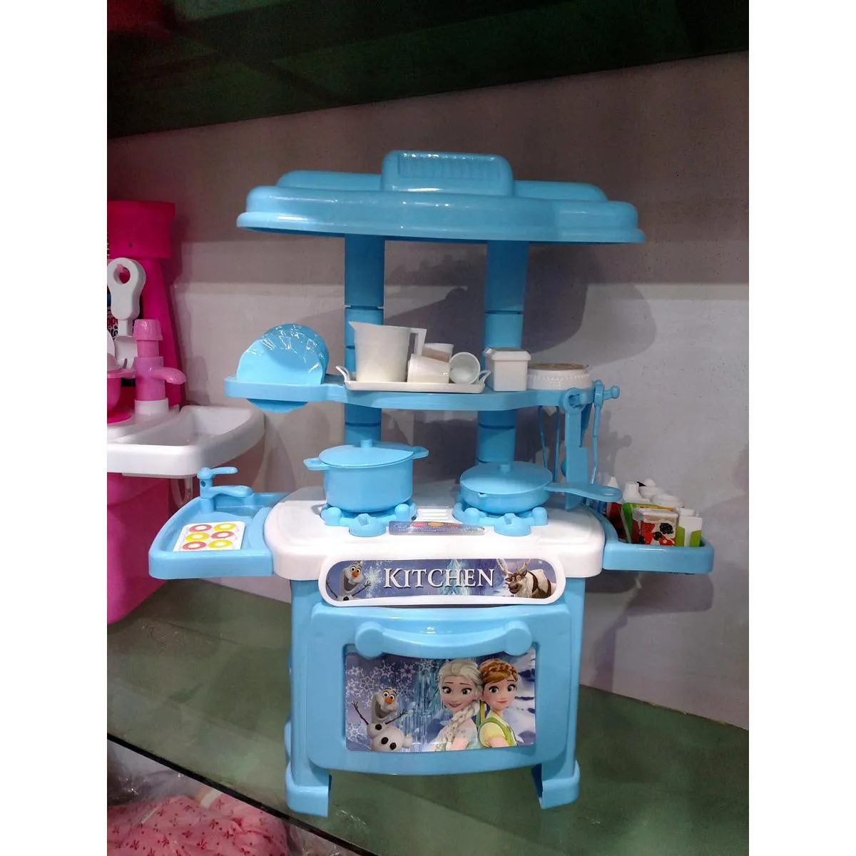 Kitchen Cooking Fun Set With Kitchen Appliances And Utensils - 32 pcs - 29 x 13.5 x 32cm