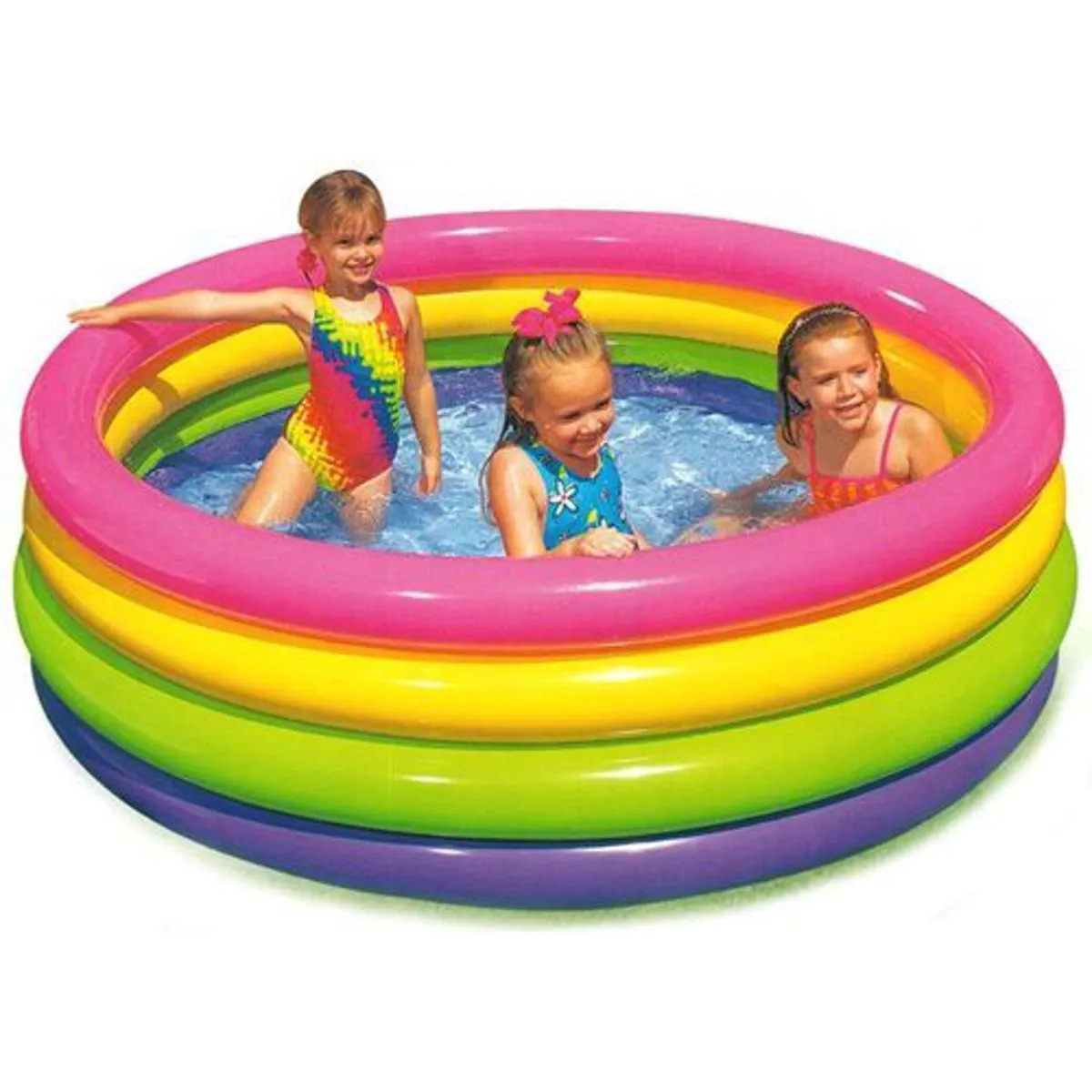 INTEX - Sunset Glow Baby Pool For Kids Inflatable Kids Bath Tub For Children - 4FT image 2