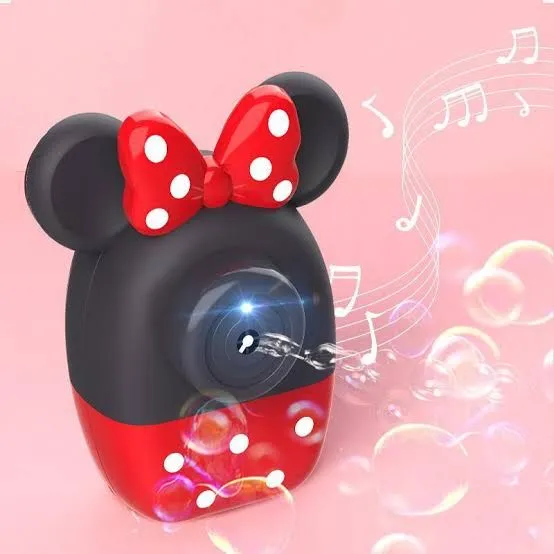 Disney Mickey Minnie Machine Automatic Bubble Machine Soap Bubble Blower Electric Summer Outdoor Soap Blow Bubbles Toys image 4