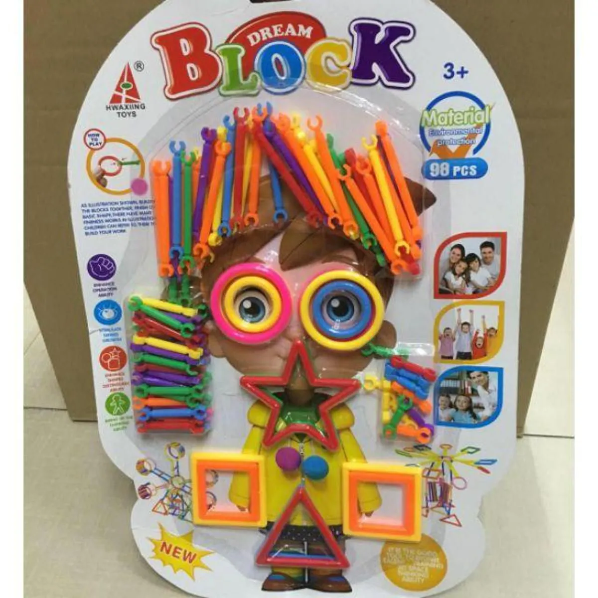 Sticks Blocks Educational Building Blocks Smart City DIY Stick Toys Different Shape Game for Kids Boys and Girls  (Pipe Puzzle Game) image 2