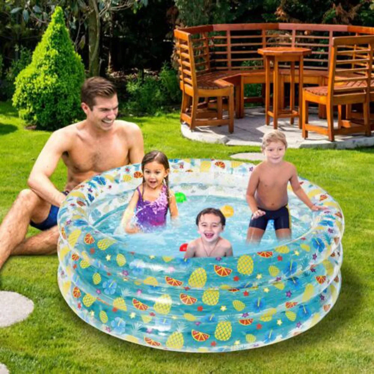 Bestway Kids Pool Inflatable Swimming Pool for Toddlers 59" X 21"
